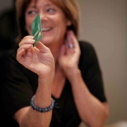 Sylvie lors de la formation innovante du Fil à Bascule